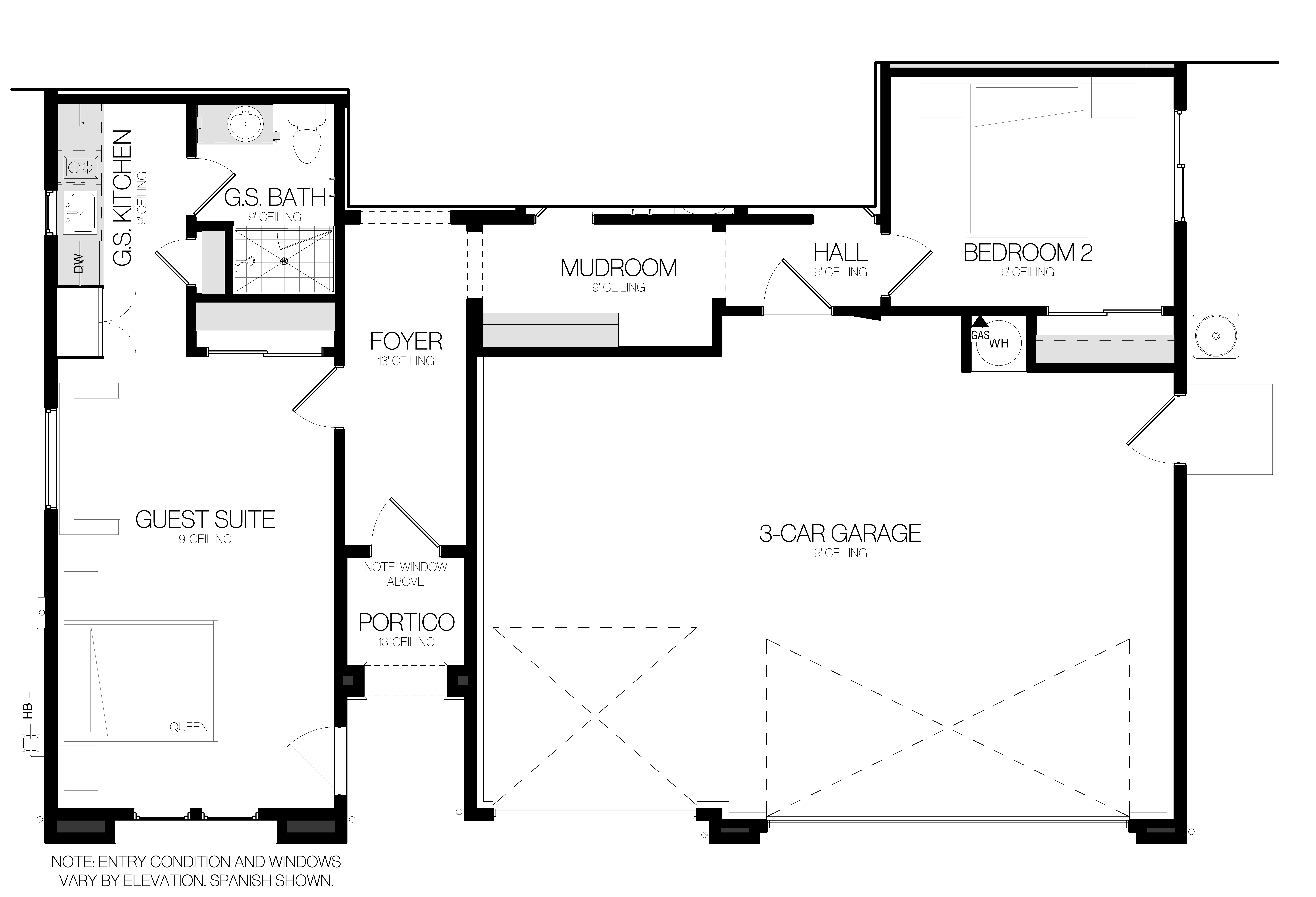 260514 - Sierra - Floor Plan - 3rd Car Guest Suite_NoBackground.png